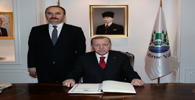 Cumhurbaşkanı Erdoğan Vali Canalp'i ziyaret etti!