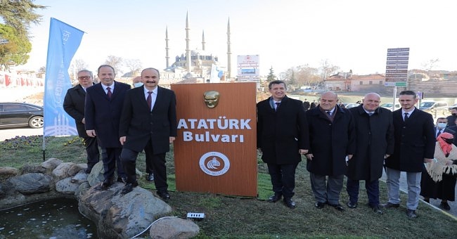 Türkiye’nin en uzun Atatürk Bulvarı Edirne'de