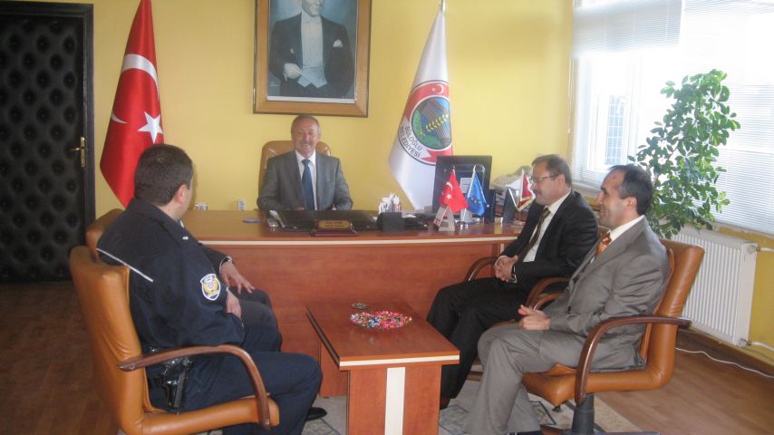 Emniyet Müdürü Ceylan, Belediye Başkanı Atik'i ziyaret etti