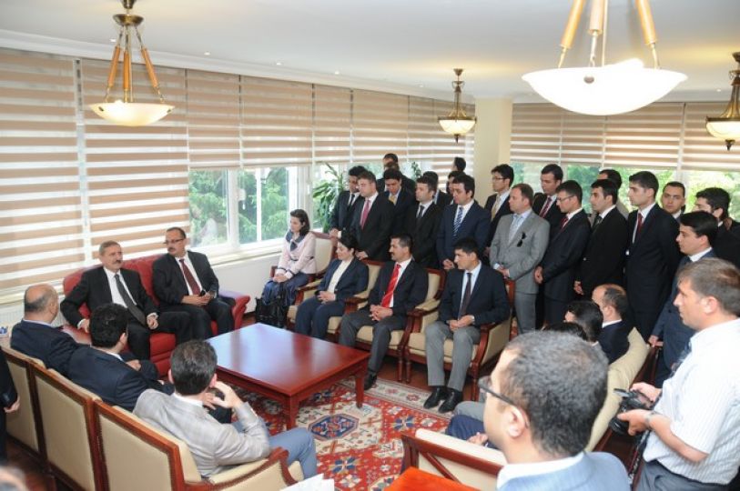 Kaymakam adayları Edirne Valisi Sözer'i ziyaret etti